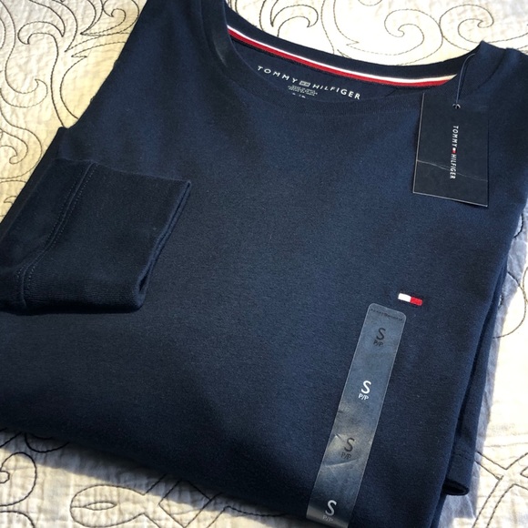 Tommy Hilfiger Other - New Tommy Hilfiger Navy Crewneck Long Sleeve Tee S